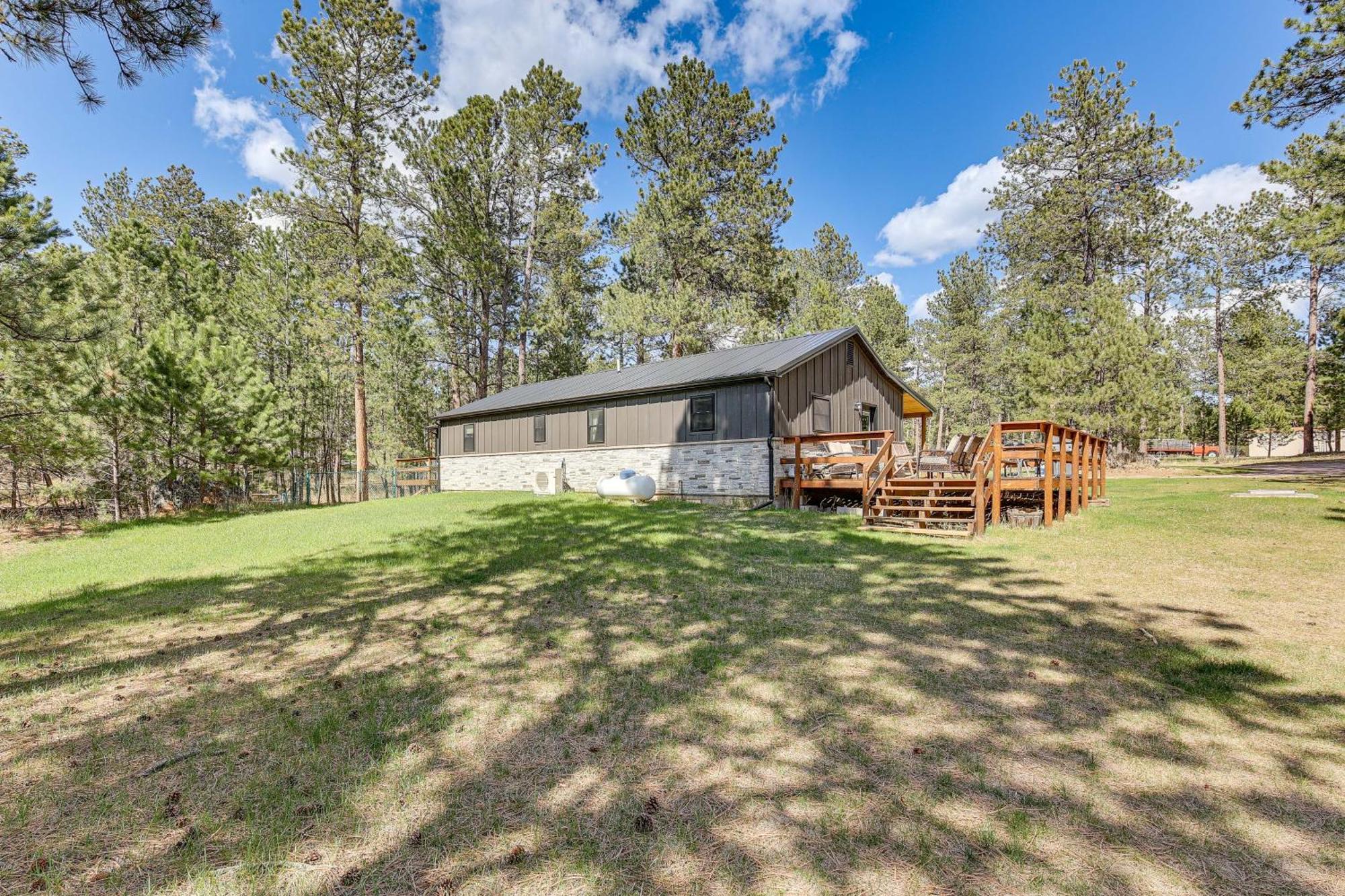 Private Black Hills Home With Corral Horses Welcome Custer Buitenkant foto